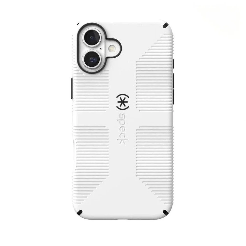 Speck Candyshell Grip White iPhone 16 Plus Protective Magsafe Microban Case